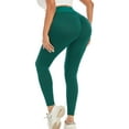 thumbnail image 1 of FUTATA Women's Booty Ruched Textured Butt Lifting Yoga Leggings High Waist Tummy Control Tights Workout Pants, 1 of 6
