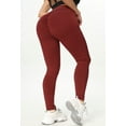thumbnail image 1 of FUTATA Women's Butt Lift Booty Yoga Fitness Running Pants High Waisted Tummy Control Elastic Leggings, 1 of 5