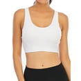 thumbnail image 1 of FUTATA Women's High Impact Sports Bras Longline Padded Yoga Bras Crop Tops Criss Cross Back Push Up Bras For Running Active Gym Workout Fitness, 1 of 6