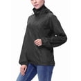 thumbnail image 1 of FUTATA Women's / Men's Lightweight Windbreaker Jacket Packable Windproof Jacket Zip Up Windbreaker with Hood and Pocket Black 2XL, 1 of 6