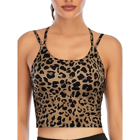 FUTATA Women's Sports Bra with Removable Padded Push Up Sports Bra Tube Bra Tops Fitness Workout Running Shirts Yoga Bras Camisole Crop