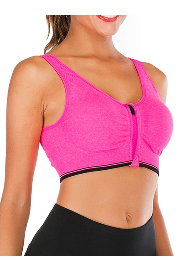 Women's Workout Bras High Impact Support Sports Bra Padded Racerback Bras Post Op Compression Bras Tank Tops For Yoga Running Gym Fitness,Size S-2XL