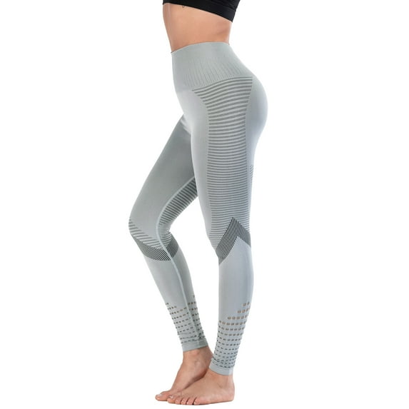 FUTATA Women's Yoga Pants High Waist Capris Leggings Quick-Drying Workout Running Gym Pants Tights Sweatpants Long,Black Green Gray