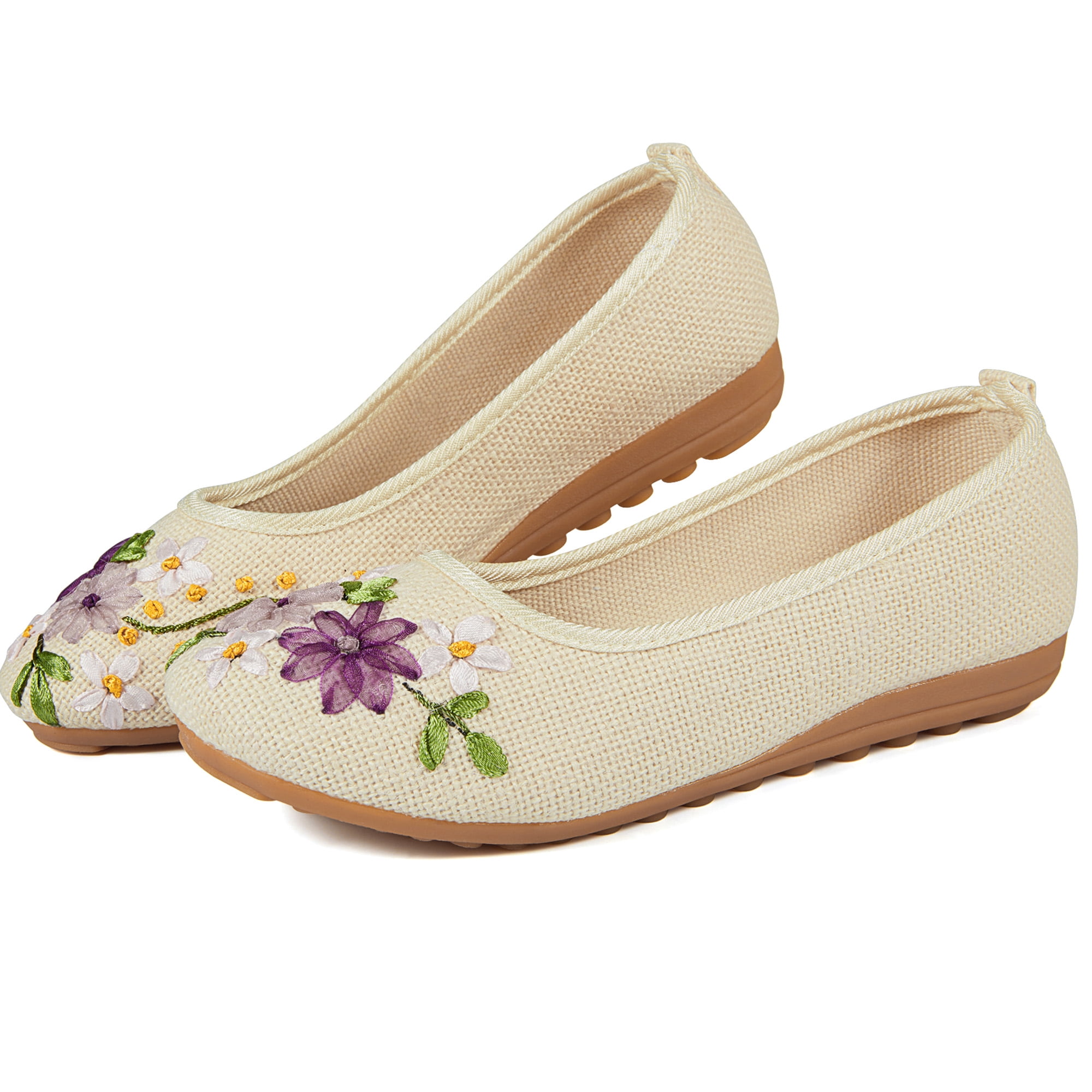 Women's Flat Shoes, Women Flats Shoes, Women Loafers, Floral Loafer