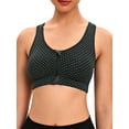 thumbnail image 1 of FUTATA Womens High Impact Sports Bras Padded Racerback Push-Up Bras Front Zipper Post Surgery Bra Seamless Workout Yoga Bras Tank Tops, 1 of 6