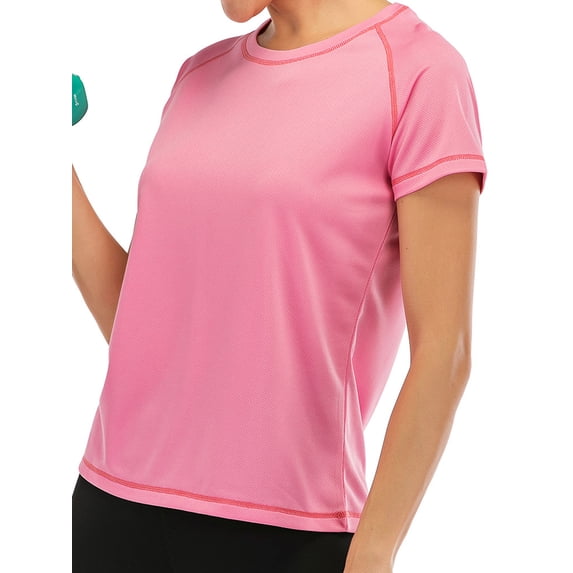FUTATA Workout Shirts for Women Short Sleeve LightWeight Athletic Active T-Shirt Sport Tops Gym Shirts