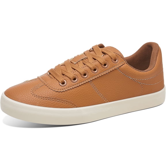 FUTINA PU-Leather Sneakers(Purple US5)