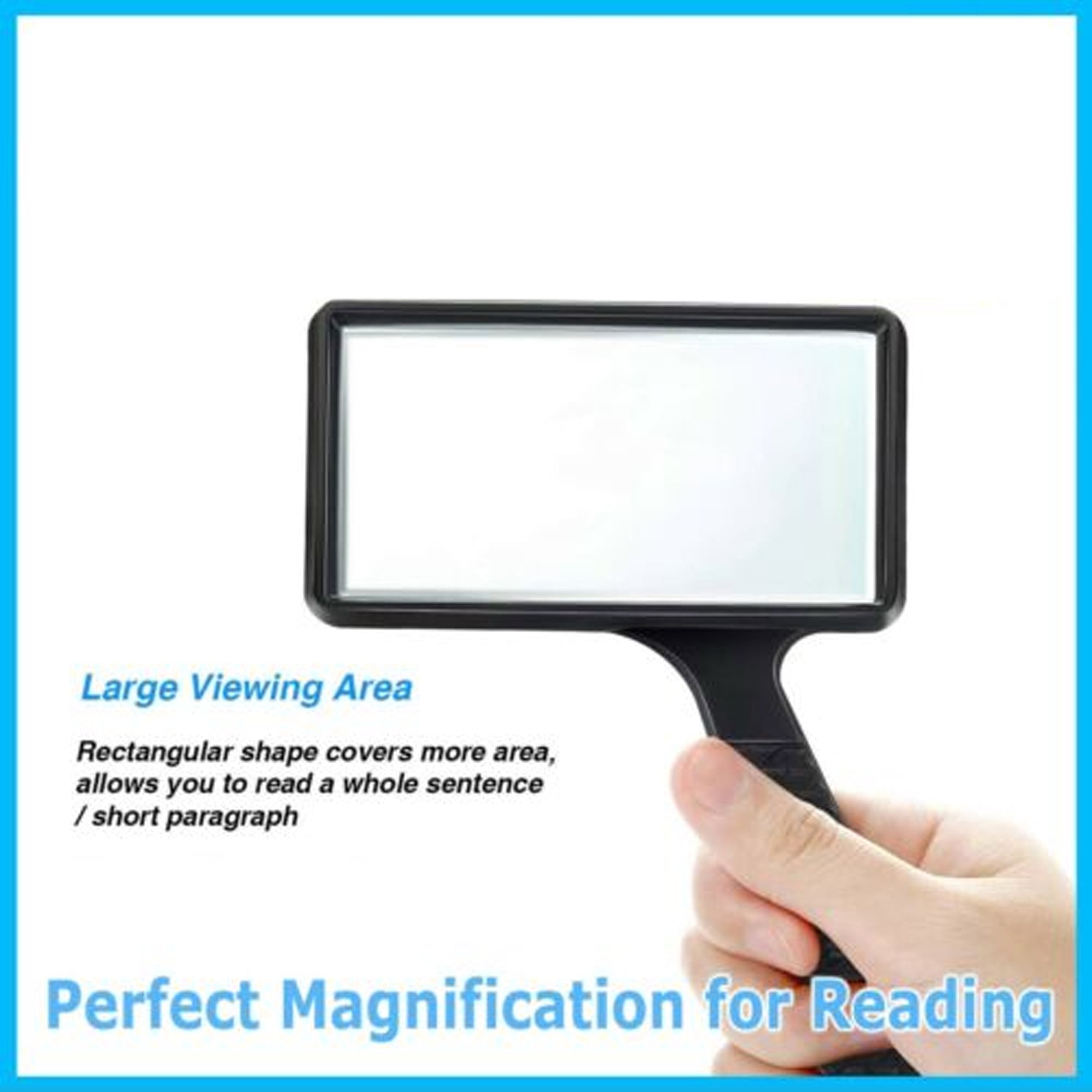 FUTINGZHI Loupe For Reading Jewelry Handheld Rectangular 3X Magnifier ...
