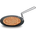 thumbnail image 1 of FUTURA Hard Anodised Concave Tava Griddle, 8-Inch, 4.06mm with Steel Handle, 1 of 1