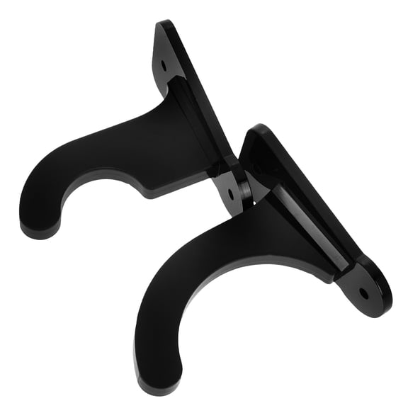 FUTUREORYY 1 Pair Black Baseball Bat Hanger Wall Mount for Sports Enthusiasts 9.00X4.00X0.50CM