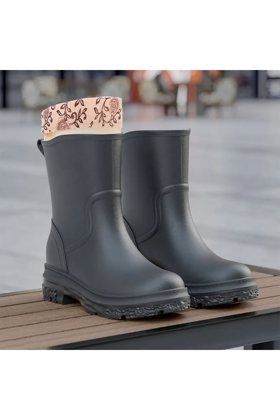 1 Pair Rain Boot Socks for Women Lightweight Boot Insulator Multi Rainy Day Outings