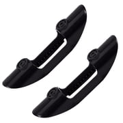 FUTUREORYY 1 Pair Black ABS Plastic Kayak Holder Clips Fixed Buckle for Canoe Storage and Transport