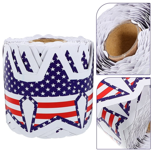FUTUREORYY 1 Roll Decorative Border Paper Coated Paper for Bulletin Board Door Window Decoration 11.8x2.8in