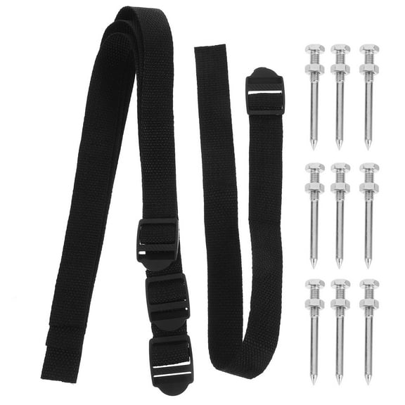 FUTUREORYY 1 Set Adjustable Lawn Aerator Shoes Strap for Outdoor Garden Tasks