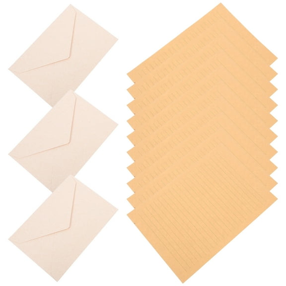 FUTUREORYY 1 Set Envelope Kit Assorted Color Rectangular For Letter Writing Stationery 6.3x4.4in