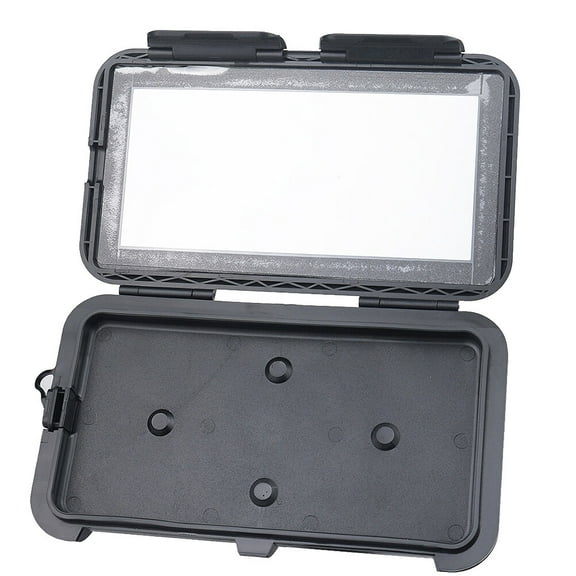 FUTUREORYY 1 Set Motorcycle Phone Mount Bracket Black Plastic for Outdoor Activities