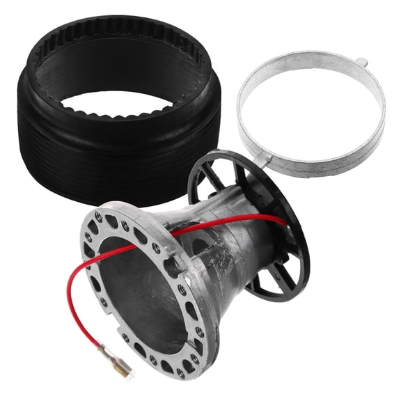 FUTUREORYY Steering Wheel Quick Release Hub Adapter Metal Black 1 Set