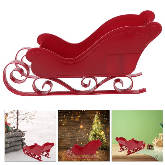 FUTUREORYY 1 Set of Sled Adornment Red Ski Ornaments for Home Decoration and Family