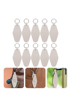 10 Sets Blank Key for Crafts, Hobbyists, Keychain Making and Projects