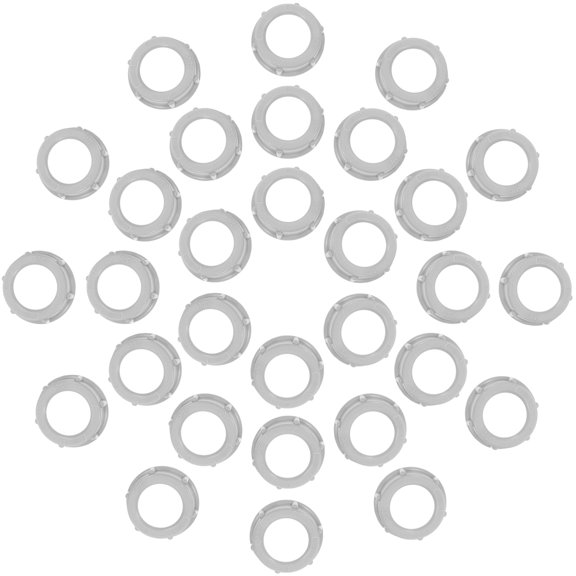 FUTUREORYY 100Pcs 3 Inch Plastic Insulating Bushing Grey Easy Install Hand Tighten for Electrical Conduit Systems