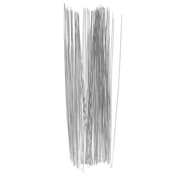 FUTUREORYY 100 Pieces Flexible Bendable Metal Wire Armature for Sculpting Clay Dolls and Craft Models in Grey