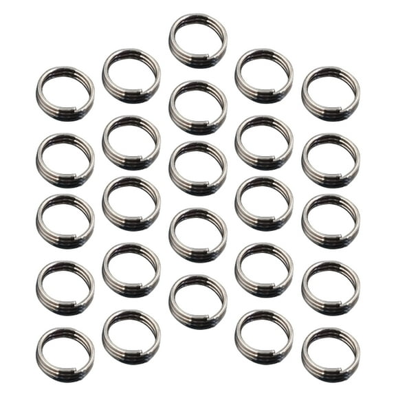 FUTUREORYY 100Pcs Craft Rings Metal Circular Zinc Alloy Provides Stability Improves Accuracy Various Playing Environments