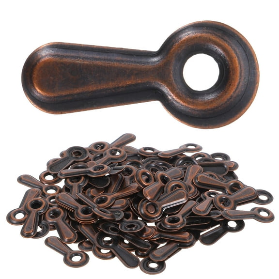 FUTUREORYY 100Pcs Metal Photo Frame Turn Button Clips Backing Buckle Set for Picture Frame Repair