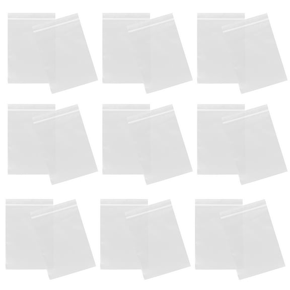 FUTUREORYY 100Pcs Packaging Bag for Home Storage 5.11X3.54X0.04in