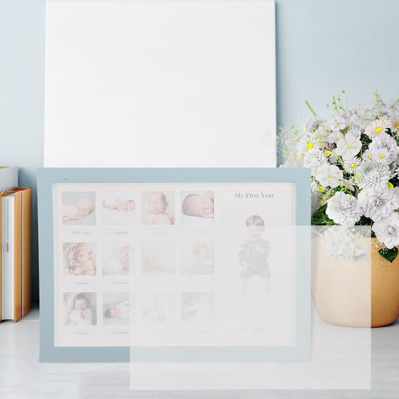 FUTUREORYY 10-Pack Clear Acrylic Panels for Picture Frames, Break-Resistant Plastic Sheets for Photo