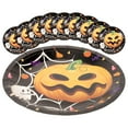 thumbnail image 1 of FUTUREORYY 10Pcs Per Set Assorted Color Square Paper Plates For  And Birthday Celebrations, 1 of 8