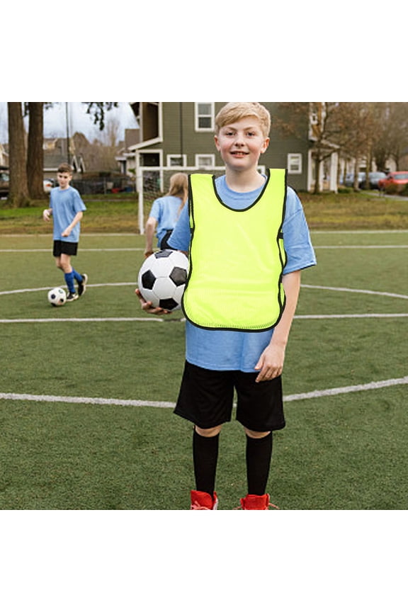 Soccer Training Costume Orange 10Pcs 24.8X16.5X0.2In