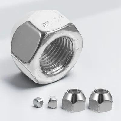 FUTUREORYY 10Pcs Steel Trailer Lug Nuts Silver Color Easy Installation Strong Durable