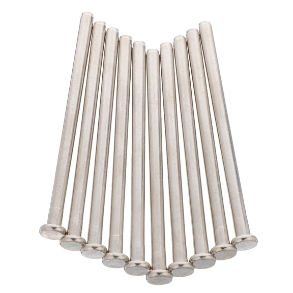 FUTUREORYY 10pcs Removable Pin Hinge for Bathroom and Closet Doors Zinc Alloy