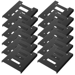 FUTUREORYY 12Pcs Hard Disk Mounting Bracket Black Screw Free Stable Fit for Desktop Computer