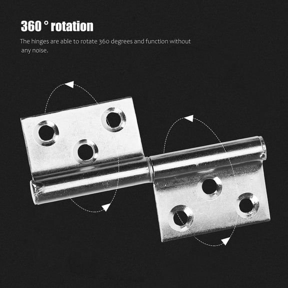 FUTUREORYY 12Pcs Heavy Duty Stainless Steel Flag Hinges Detachable for Screen and Shed Doors