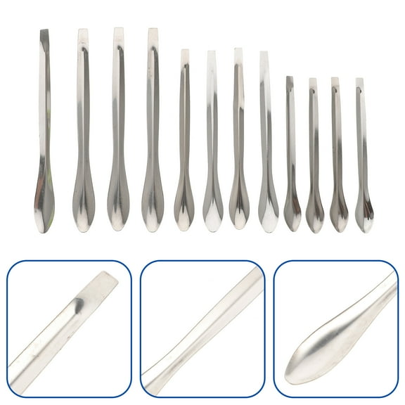 FUTUREORYY 12Pcs Lab Sampling Spoon for Precise Measuring in Educational and