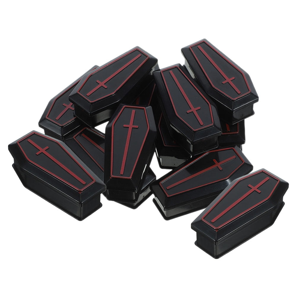 12pièces Coffin Boxes Halloween Treats Boîtes Forme De Cercueil Avec