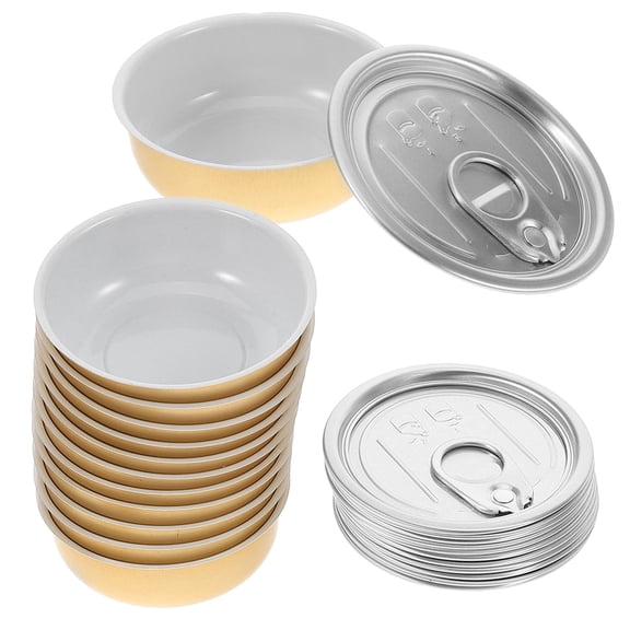 FUTUREORYY Aluminum Dessert Tins Multi Color for Freshness and Durability 12Pcs