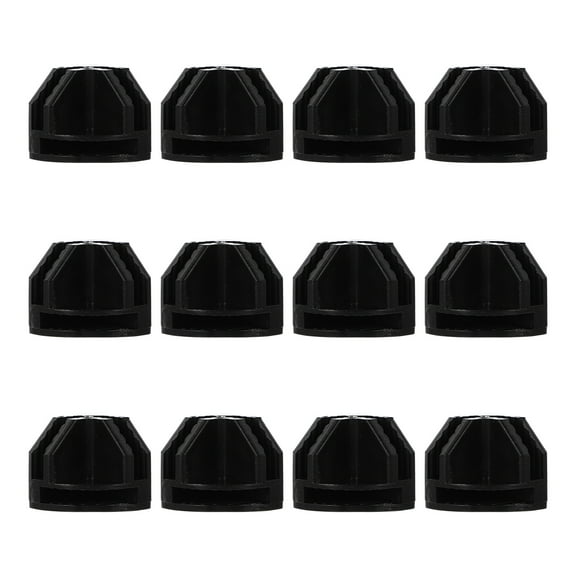 FUTUREORYY 12Pcs Storage Shelving Connector Black Plastic Square Buckle for Closet and Cabinet Use