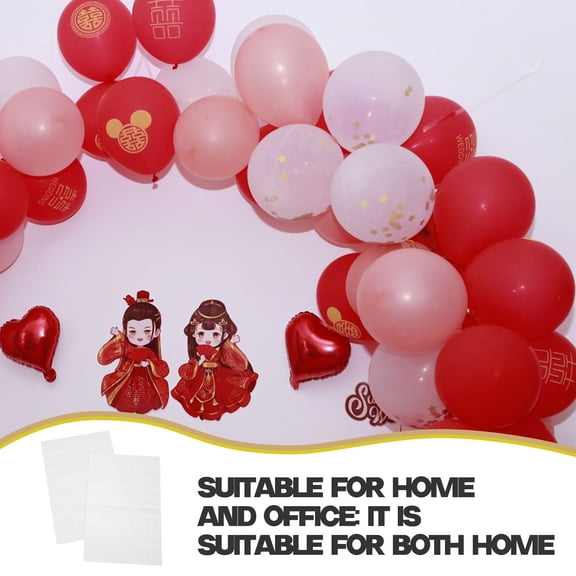 FUTUREORYY 140Pcs Transparent Double Sided Tape Round Dots with Strong Bond for Home and Office