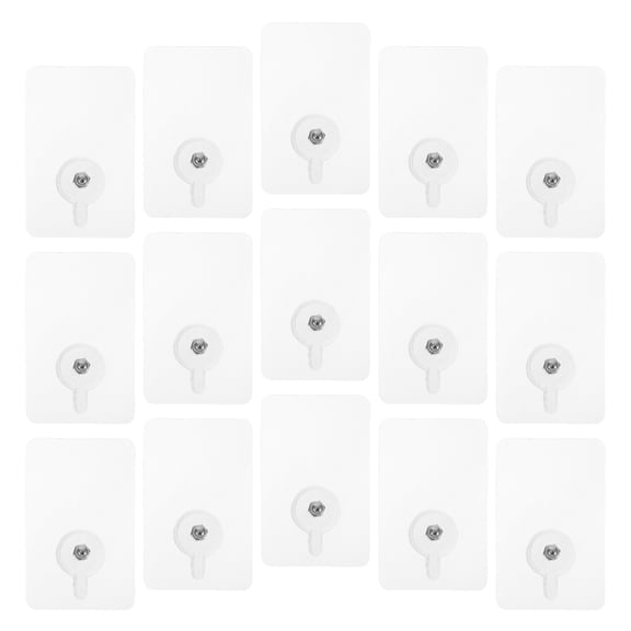 FUTUREORYY 18-Piece Nail-Free Wall Hangers Set with Simple Elegant Design for Kitchen and Home Organization