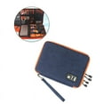 thumbnail image 1 of FUTUREORYY 1Pack Digital Storage Pouch Blue for Travel Sturdy Design 11 * 8 * 1.4 Inch, 1 of 8