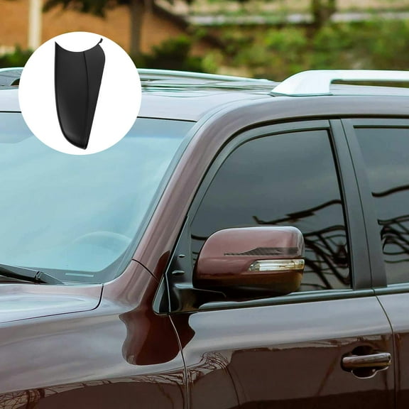 FUTUREORYY 1Pack Side Rearview Mirror Cover Black Abs For Car Mirror 8.5X3.9X1.3In