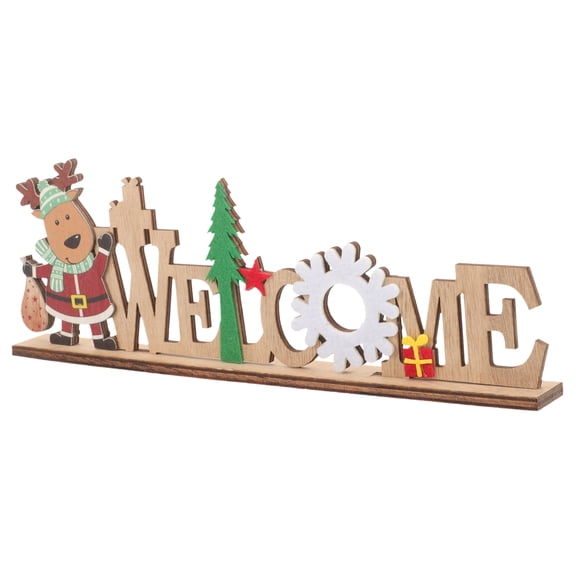 FUTUREORYY 1Pack Table Centerpiece Letter Shape Festive Table Decorations Home Decor For Holiday Decor 11.8x4.2in
