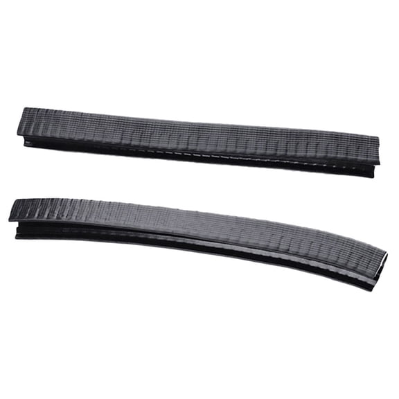 FUTUREORYY 1Pair Skateboard Rail Black Thick Wear Resistant Deck Cover with Easy Installation