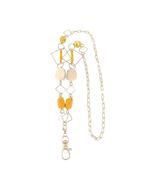 Multi-Color Sweater Neck Chain Necklace Stylish Jewelry for Party and Casual Wear