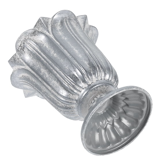 FUTUREORYY European Style Vase Silver Iron 1Pc 5.1x4.7in