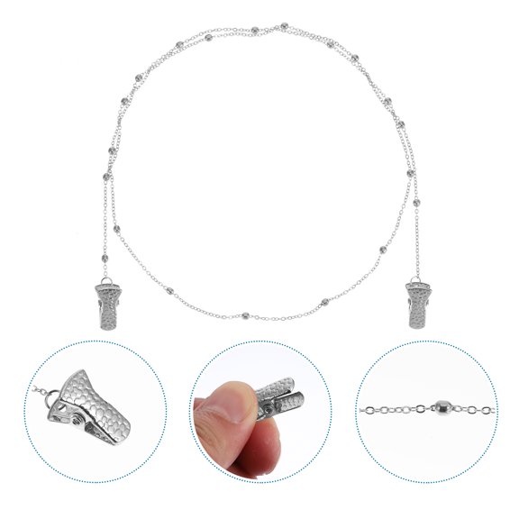 FUTUREORYY 1Pc Metal Chain Face Cord for Comfortable, Stylish, and with Design