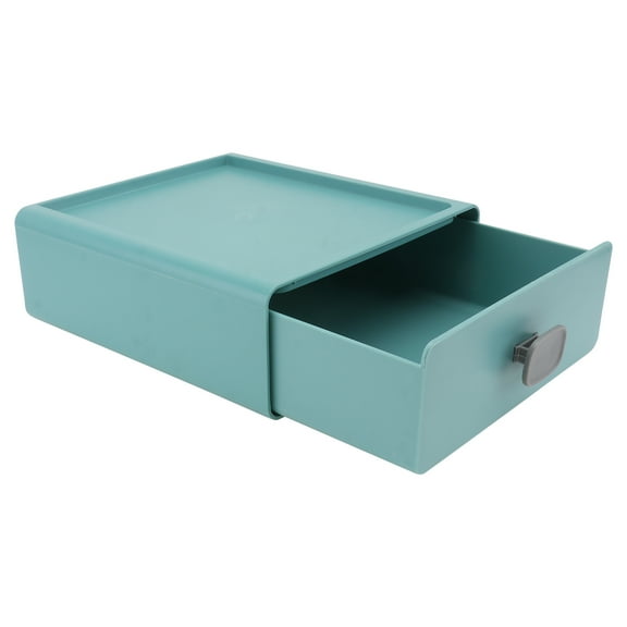 FUTUREORYY 1Pc Desk Storage Organizer in Green for Office Use 11.8x7.9x3.1in