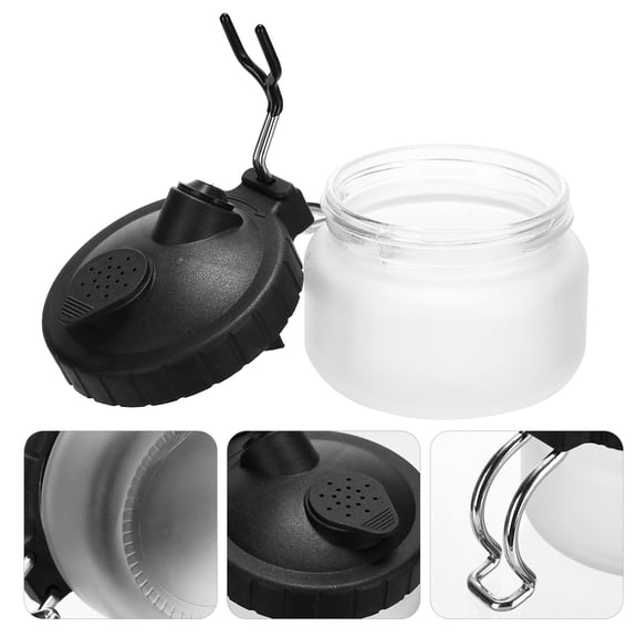 FUTUREORYY 1Pcs Assorted Color Cleaning Kettle for Multi-color Spray Painting and Nozzle Clearing 13.5x13cm